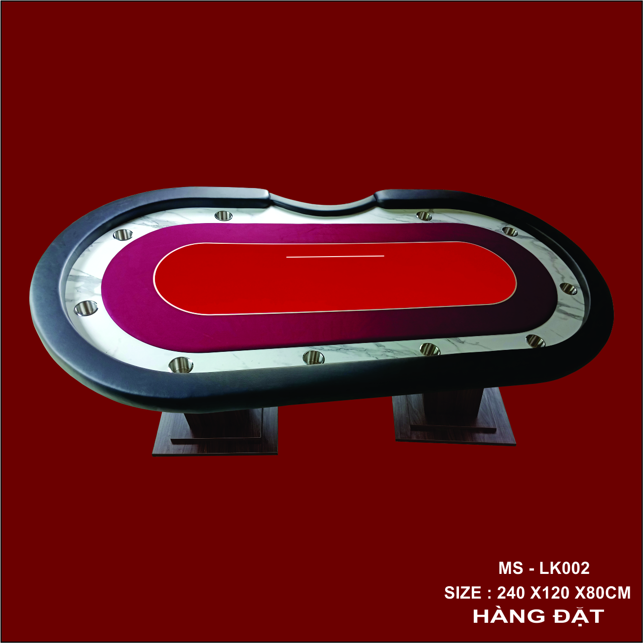 bàn poker cao cấp Lk - 002